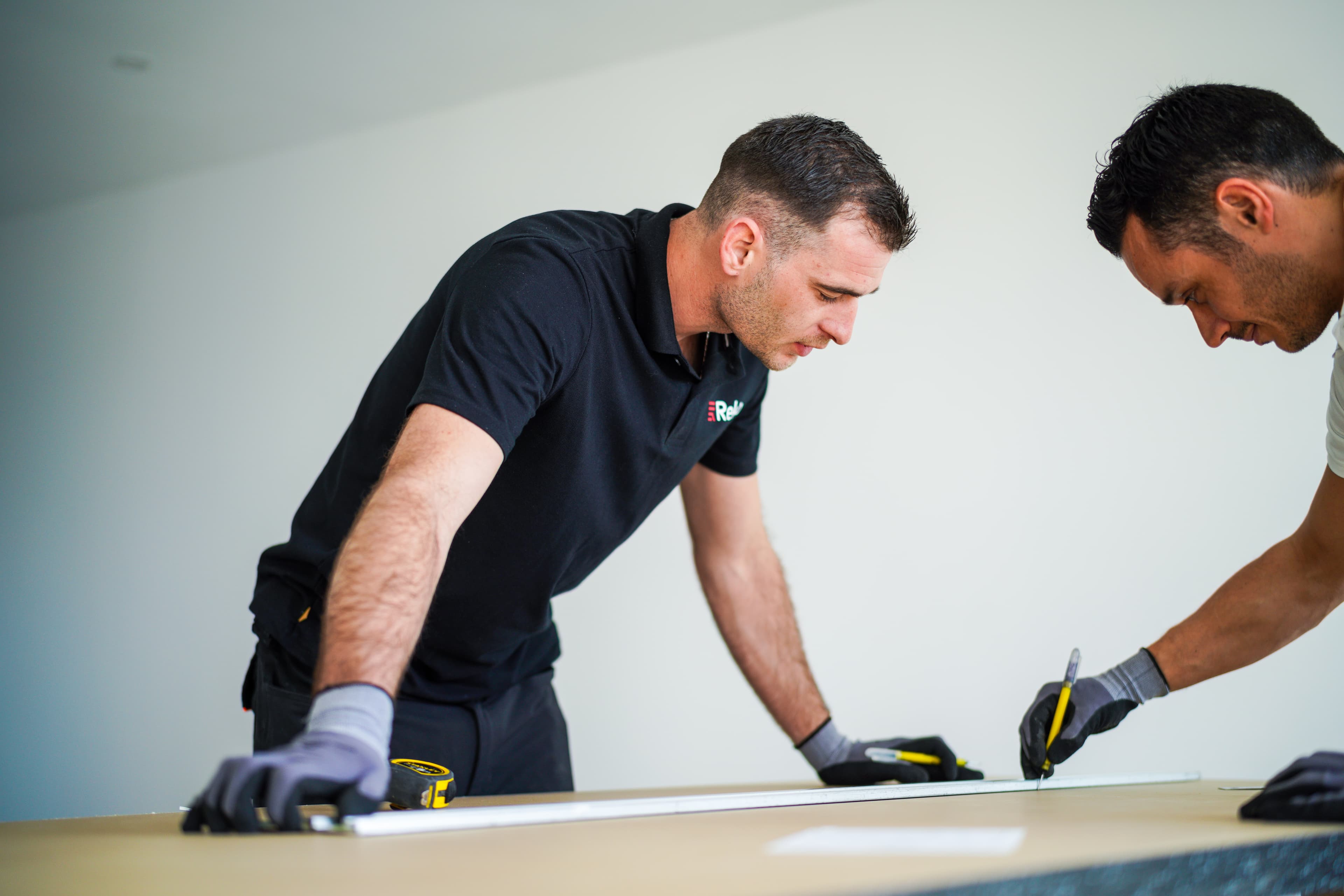 Poseur Rekto en intervention sur un chantier